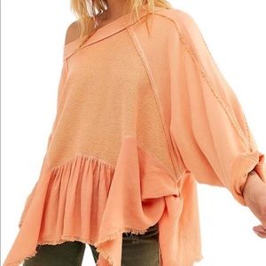 Free People Gold Duster Pullover Size Small